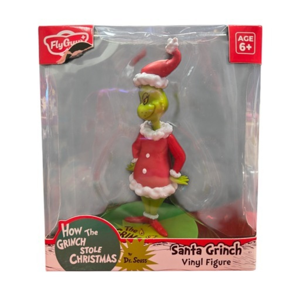 Culturefly Fly Guys Dr. Seuss How The Grinch Stole Christmas Santa Grinch Figure